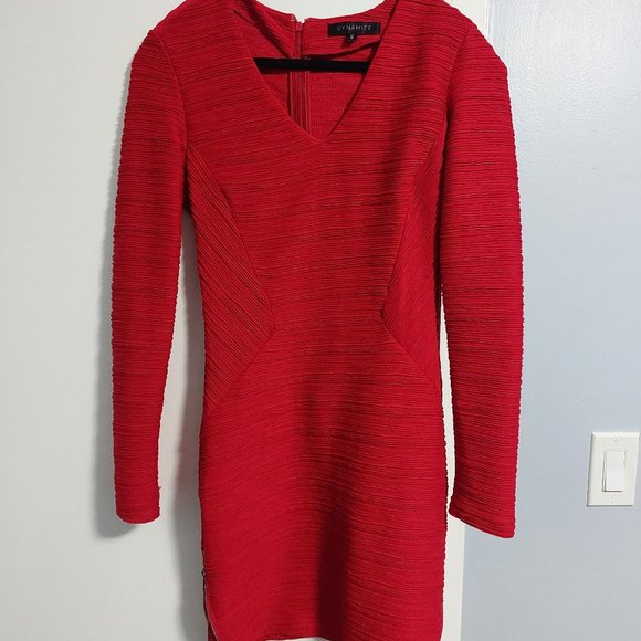 Dynamite Red Bodycon dress - Picture 1 of 5